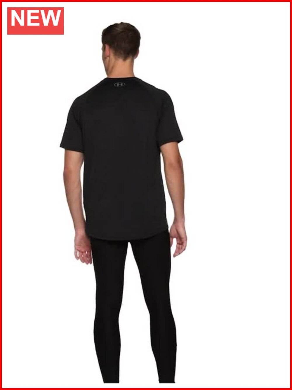 Men's Quick-Dry Polyester Athletic T-Shirt Crew Neck Short Sleeve - Picture 5 of 6